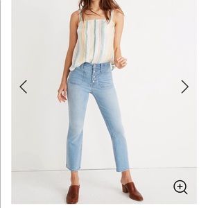 Madewell 27 Cali Demi Boot Jeans Quince Wash